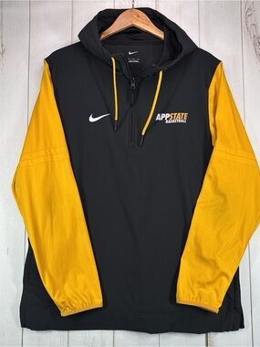 Nike Appalachian App State Mountaineers Black Windbreaker Medium Mens Basketball